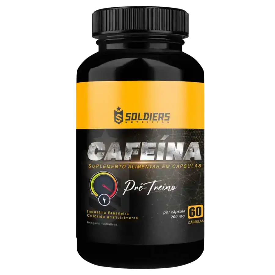 Cafeína 200mg - 60 Cáps
