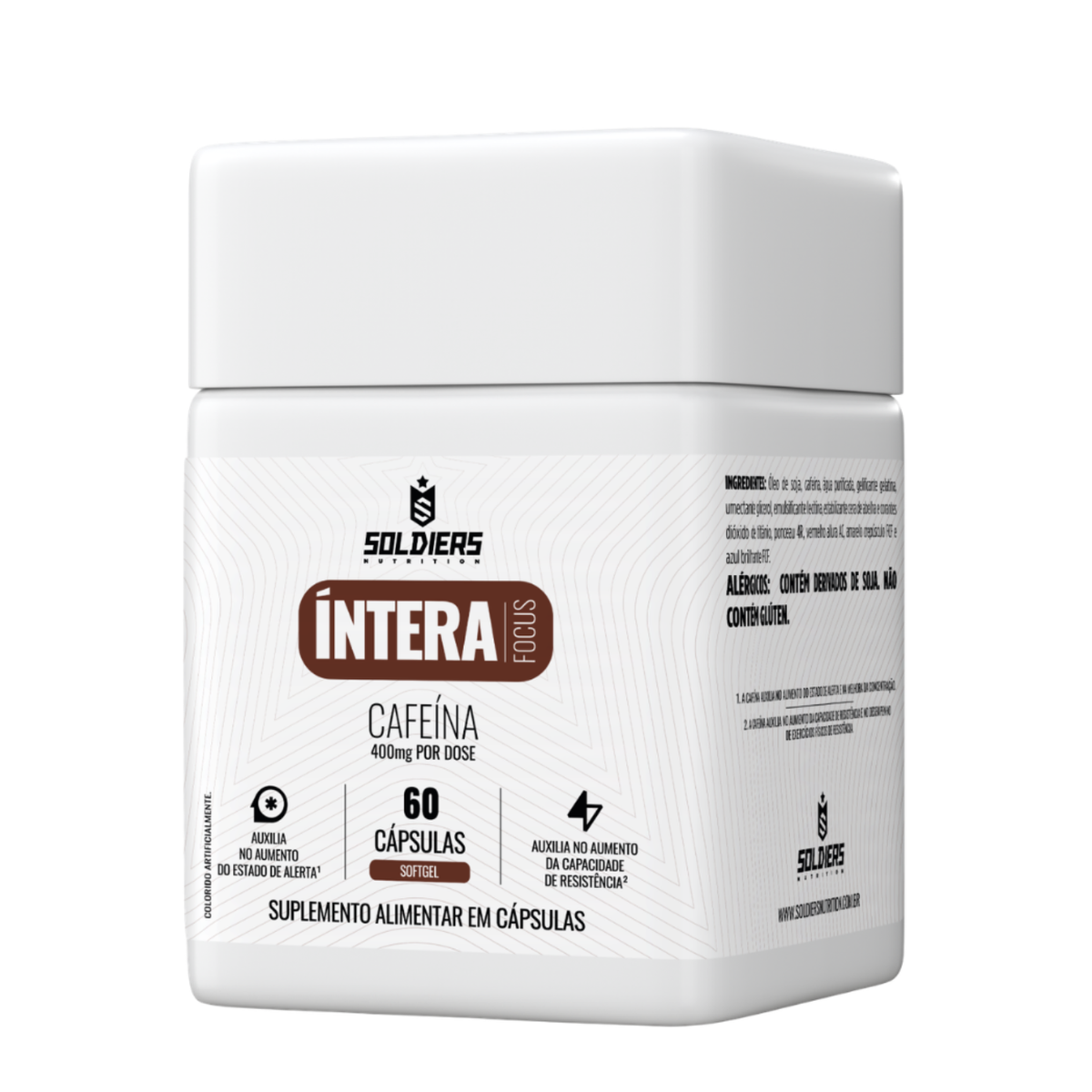 Cafeína 200mg 60 Cáps - Íntera Focus