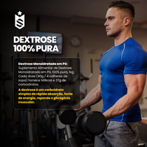 Dextrose 100% Puro - 1Kg