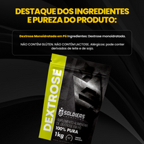Dextrose 100% Puro - 1Kg